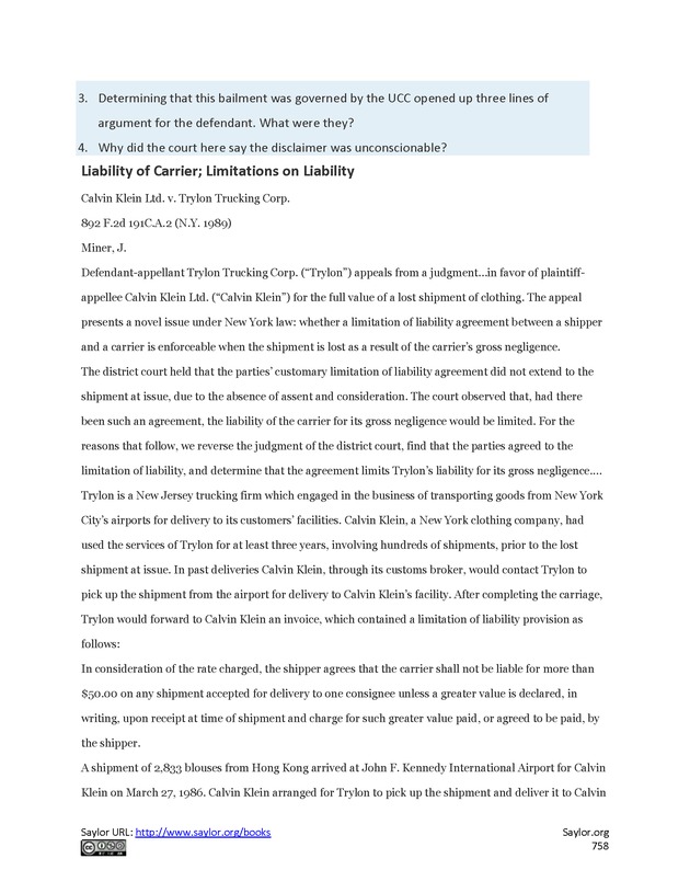 Business Law and the Legal Environment - Page 758